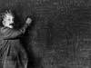 Happy Birthday E-Cards, Einstein writes the recipient's name on the Blackboard