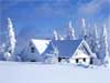 3D Christmas Card: Christmas Lodge