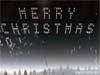 Christmas Card: Flashy Merry Christmas Fireworks with Recipient's Name