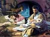 Christmas Card: Jesus Nativity with Season Greetings