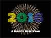 Happy New Year 2026  E-Cards, animated fireworks with your best wishes