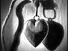Love cards, the heart as a symbol of love