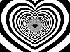 Love E-Cards, Hypnotize the recipient with this moving heart, the names will be projected