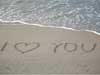 Love E-Cards, Love Written in the Sand